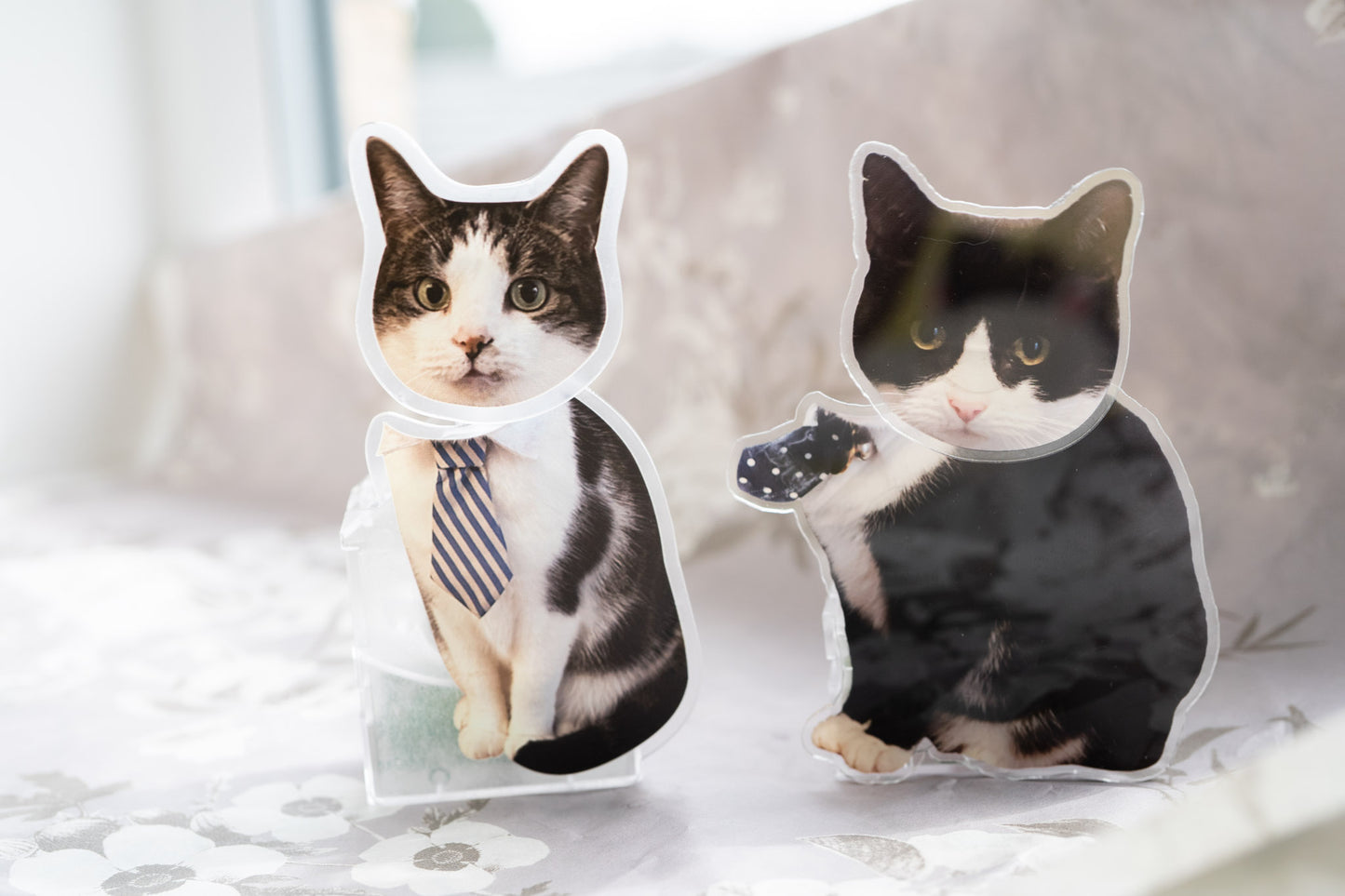Custom Acrylic Pet Photo Bobblehead, Personalised Cat Dog Picture shake head Ornament