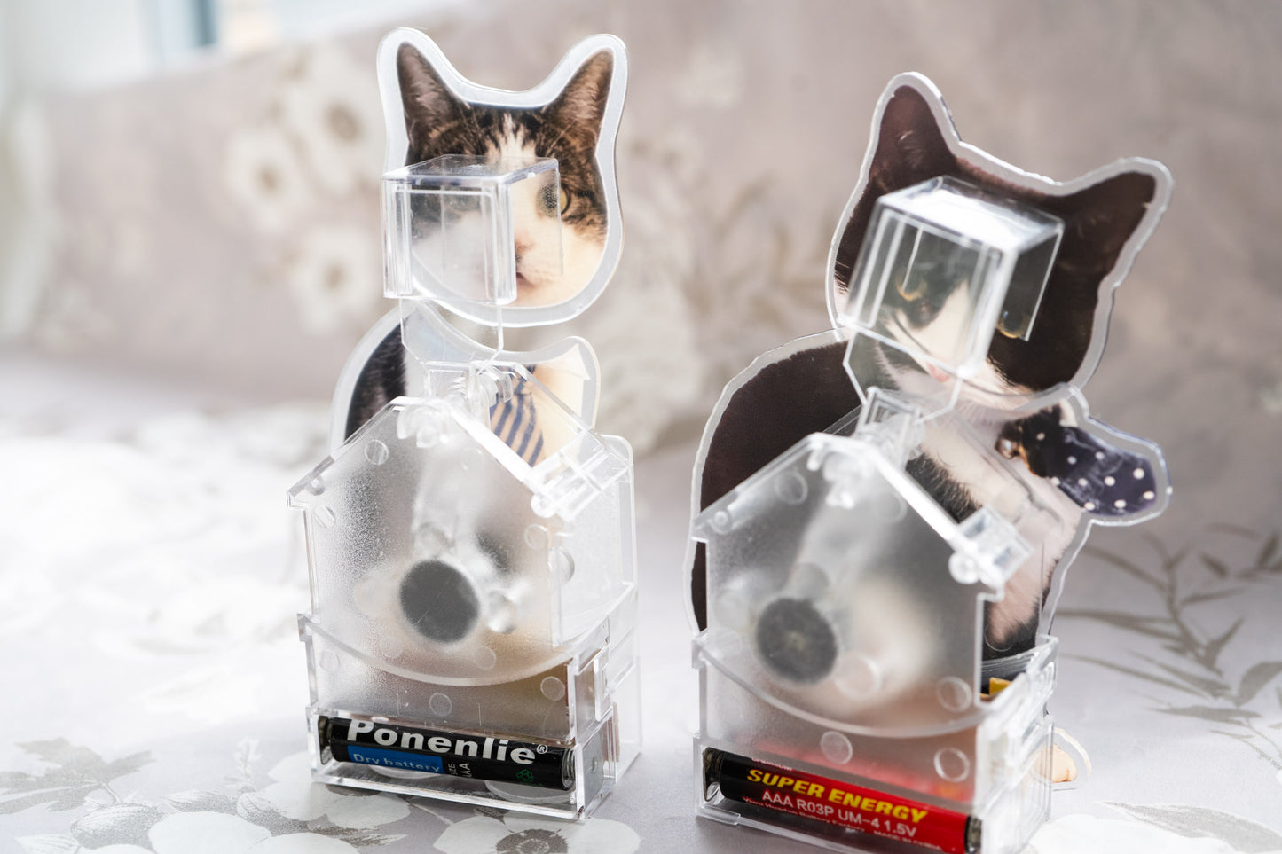 Custom Acrylic Pet Photo Bobblehead, Personalised Cat Dog Picture shake head Ornament