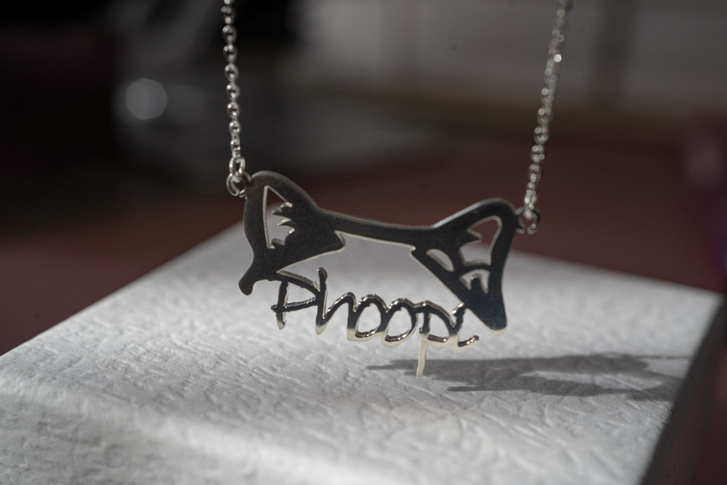 Personalised Named Cat Necklace, Cat Named Necklace, Personalised Cat Memorial Gift