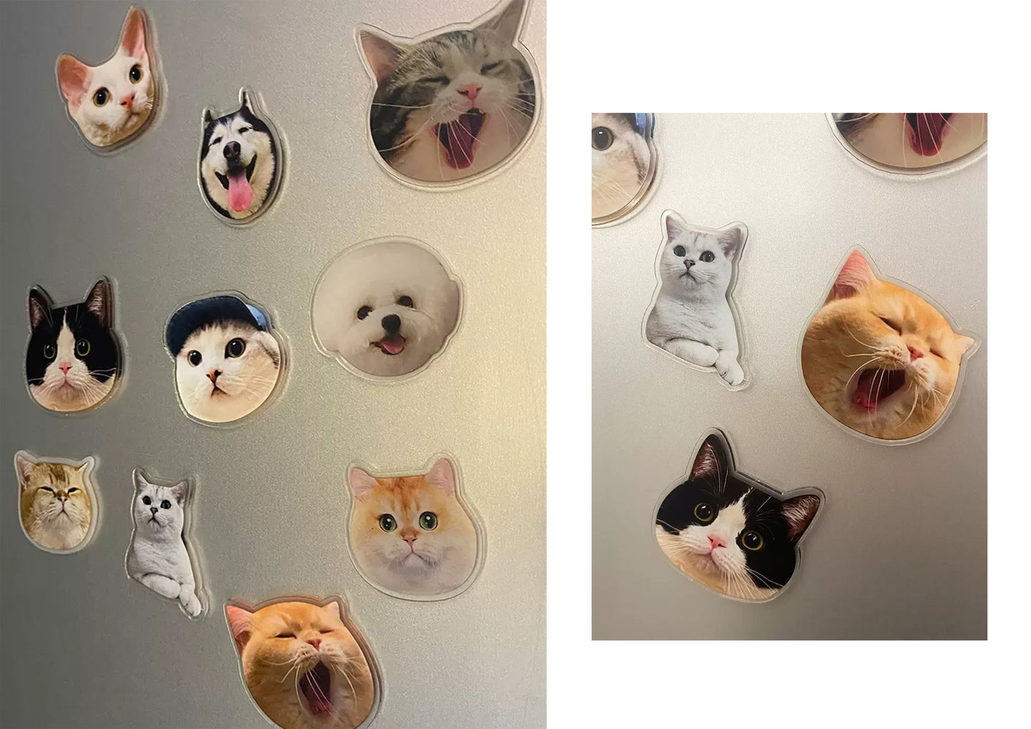 Personalised Photo Fridge Magnets, Custom Acrylic Fridge Magnets, Housewarming Gift