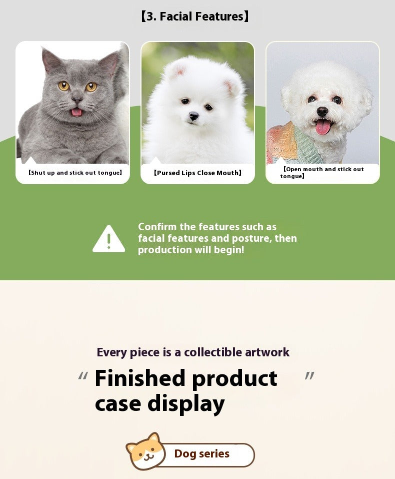 Personalised Pet Figurine – Handmade Polymer Clay Sculpture Based on Your Pet’s Photo – Custom Dog, Cat, or Small Animal Model with Favorite Toy