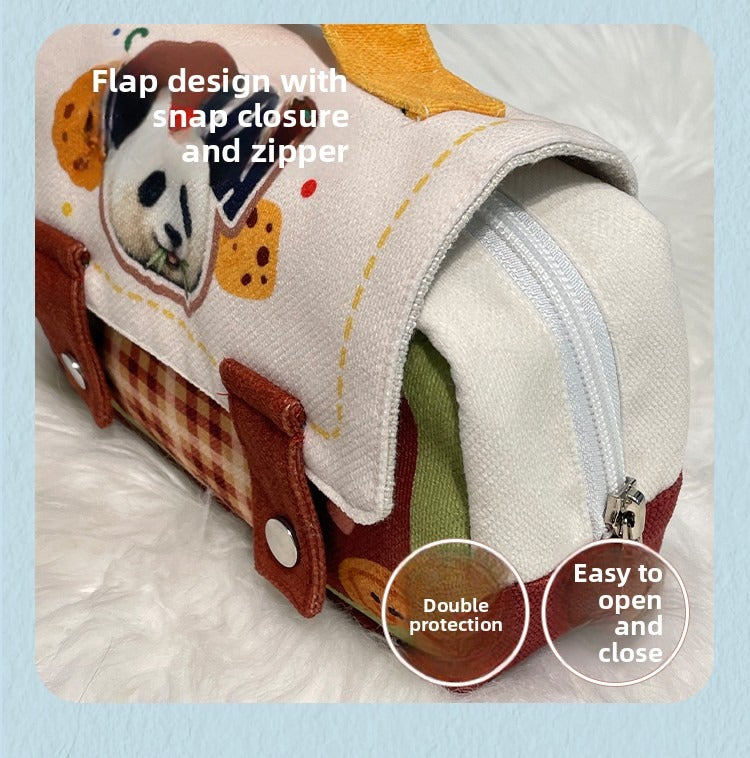 Custom Pet Travel Pouch – Personalised Bag for Makeup, Toiletries, or Stationery | Cute Cat & Dog Design for Daily Use or Gifting