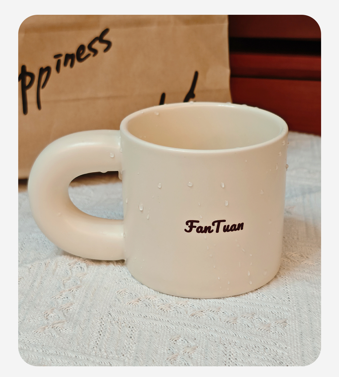Personalised Pet Illustration Mug – Cute Custom Ceramic Cup with Dog, Cat, or Small Animal Face and Text – Great for Coffee, Tea or Cocoa
