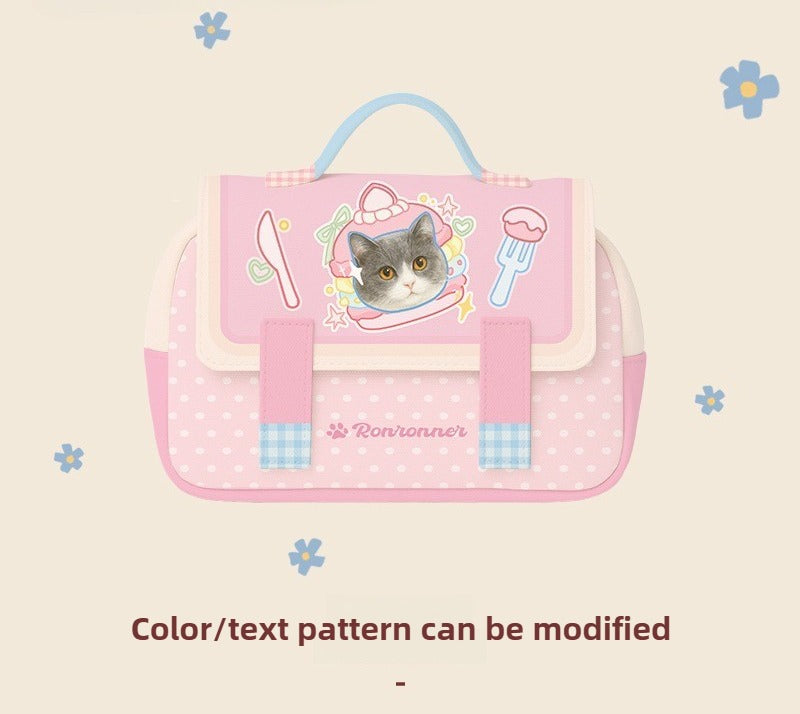 Custom Pet Travel Pouch – Personalised Bag for Makeup, Toiletries, or Stationery | Cute Cat & Dog Design for Daily Use or Gifting