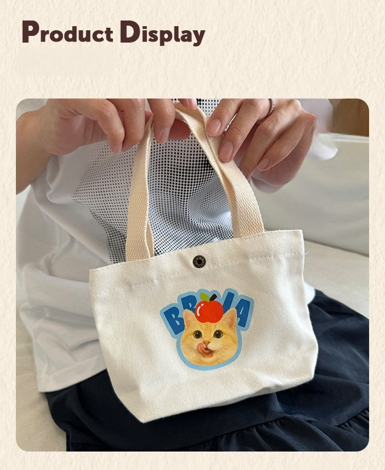 Custom Pet Canvas Tote Bag with Your Pet’s Name or Photo | Reusable Everyday Shopper for Dog & Cat Lovers | Gift-Ready Eco Bag