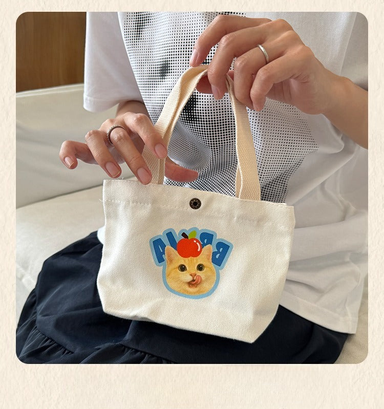 Custom Pet Canvas Tote Bag with Your Pet’s Name or Photo | Reusable Everyday Shopper for Dog & Cat Lovers | Gift-Ready Eco Bag