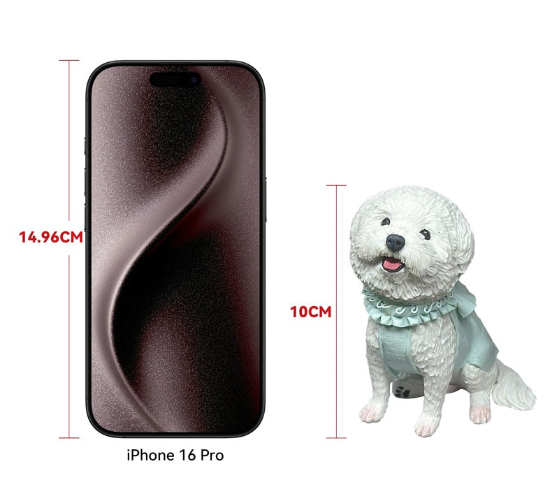 Personalised Pet Figurine – Handmade Polymer Clay Sculpture Based on Your Pet’s Photo – Custom Dog, Cat, or Small Animal Model with Favorite Toy