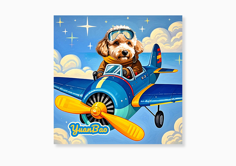 Personalised Pet Portrait Wall Art – Custom Dog Drawing with Name & Cosmic Background, Made-to-Order Decorative Artwork for Pet Parents