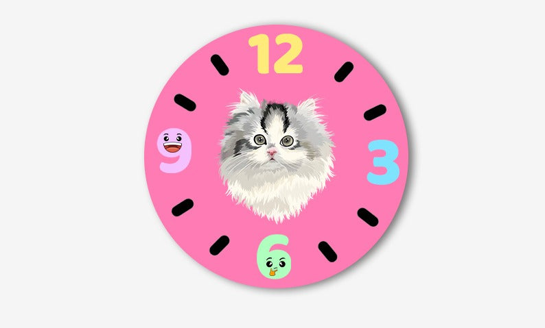 Personalised Pet Rug – Cute Round Carpet with Custom Pet Portrait, Fun and Fluffy Design for Cat & Dog Lovers