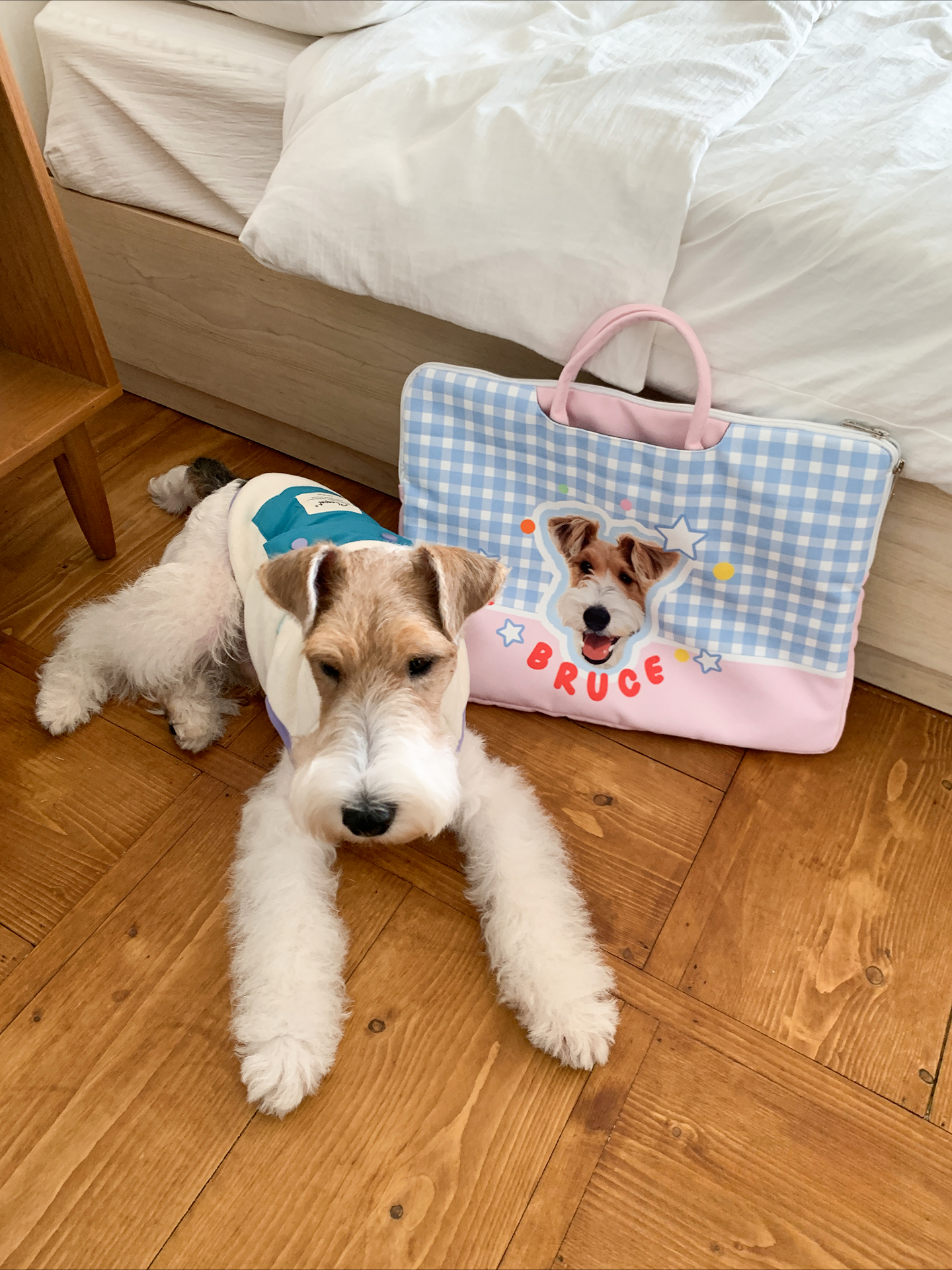 Personalised Pet Lover Laptop Sleeve with Custom Pet Illustration and Name | A Thoughtful Gift for Pet Owners, Perfect for Work, School or Travel