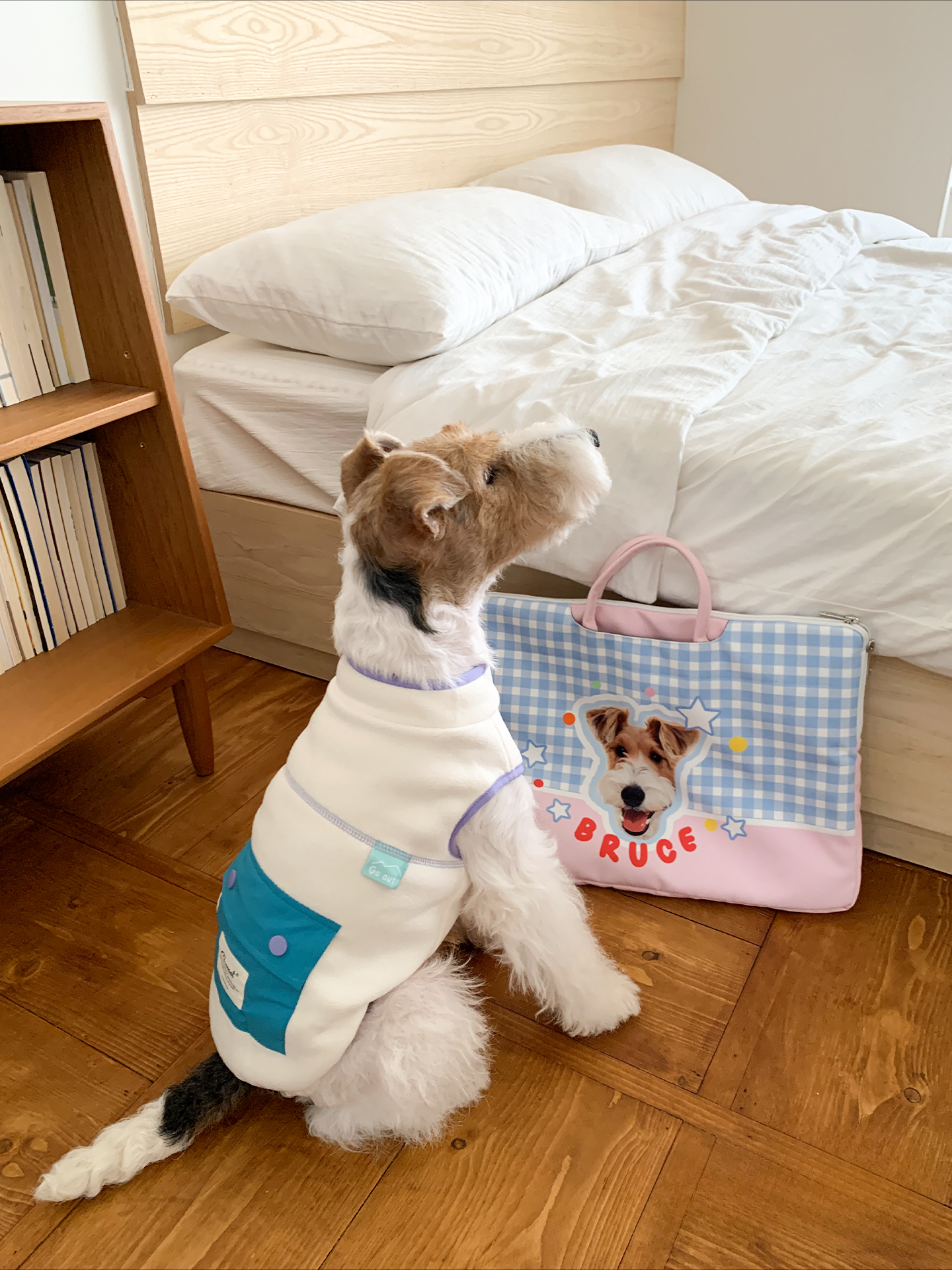 Personalised Pet Lover Laptop Sleeve with Custom Pet Illustration and Name | A Thoughtful Gift for Pet Owners, Perfect for Work, School or Travel