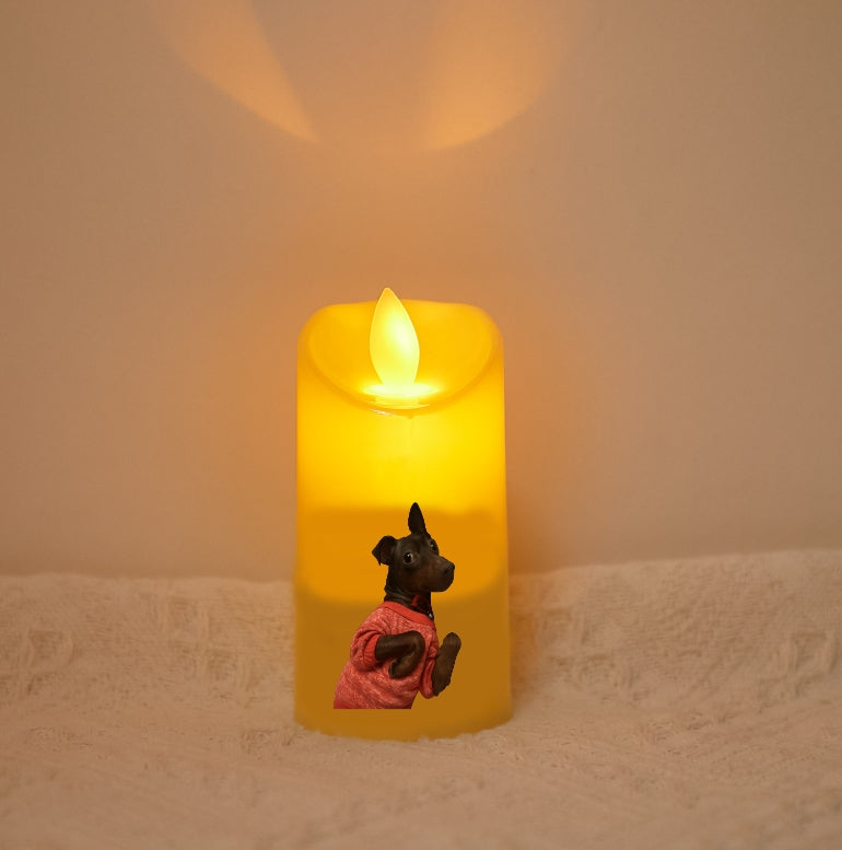 Custom Pet Candle – Personalised Decorative Candle with own Design, Unique Gift for Pet Lovers and Pet Memorials,Great Gift for Pet Parents, Birthdays, or Home Décor