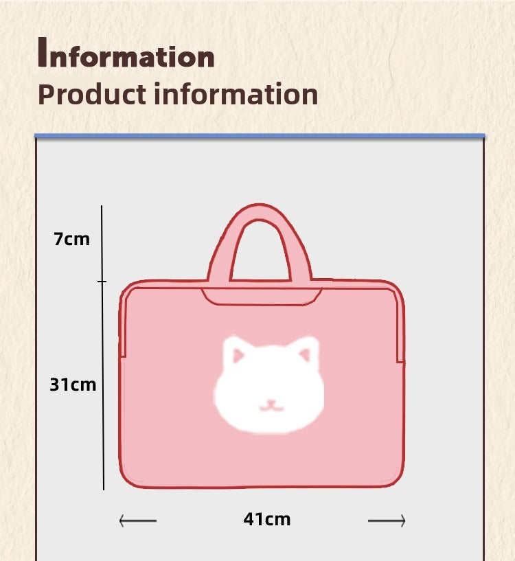 Personalised Pet Lover Laptop Sleeve with Custom Pet Illustration and Name | A Thoughtful Gift for Pet Owners, Perfect for Work, School or Travel