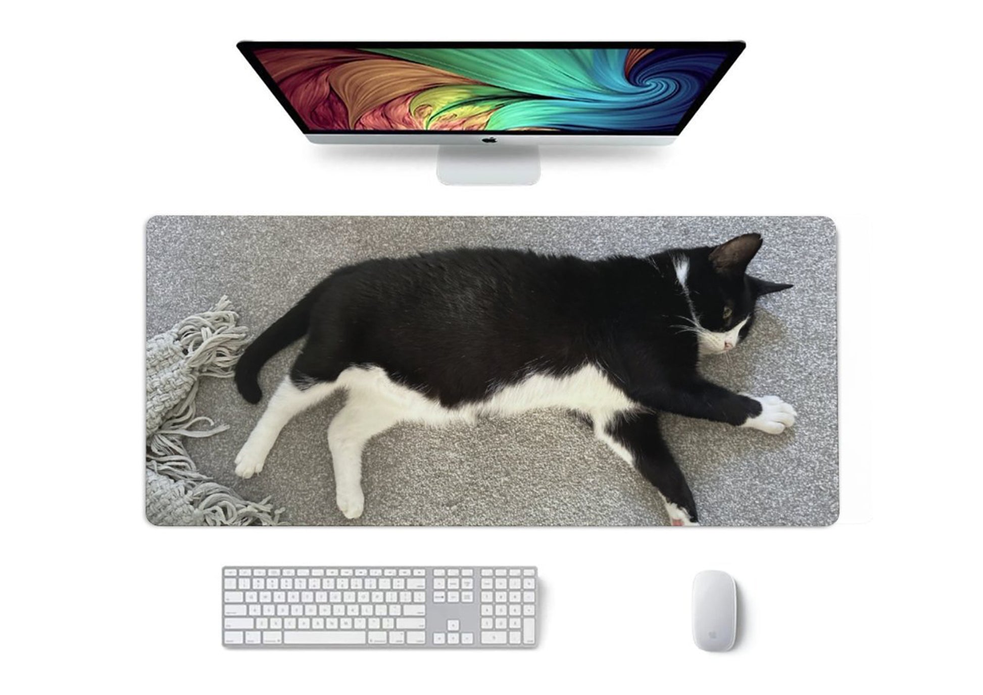Custom Desk Mat And Mouse Pad, Custom Desk Pad, Custom Anime Mouse Pad, Personalized Gift