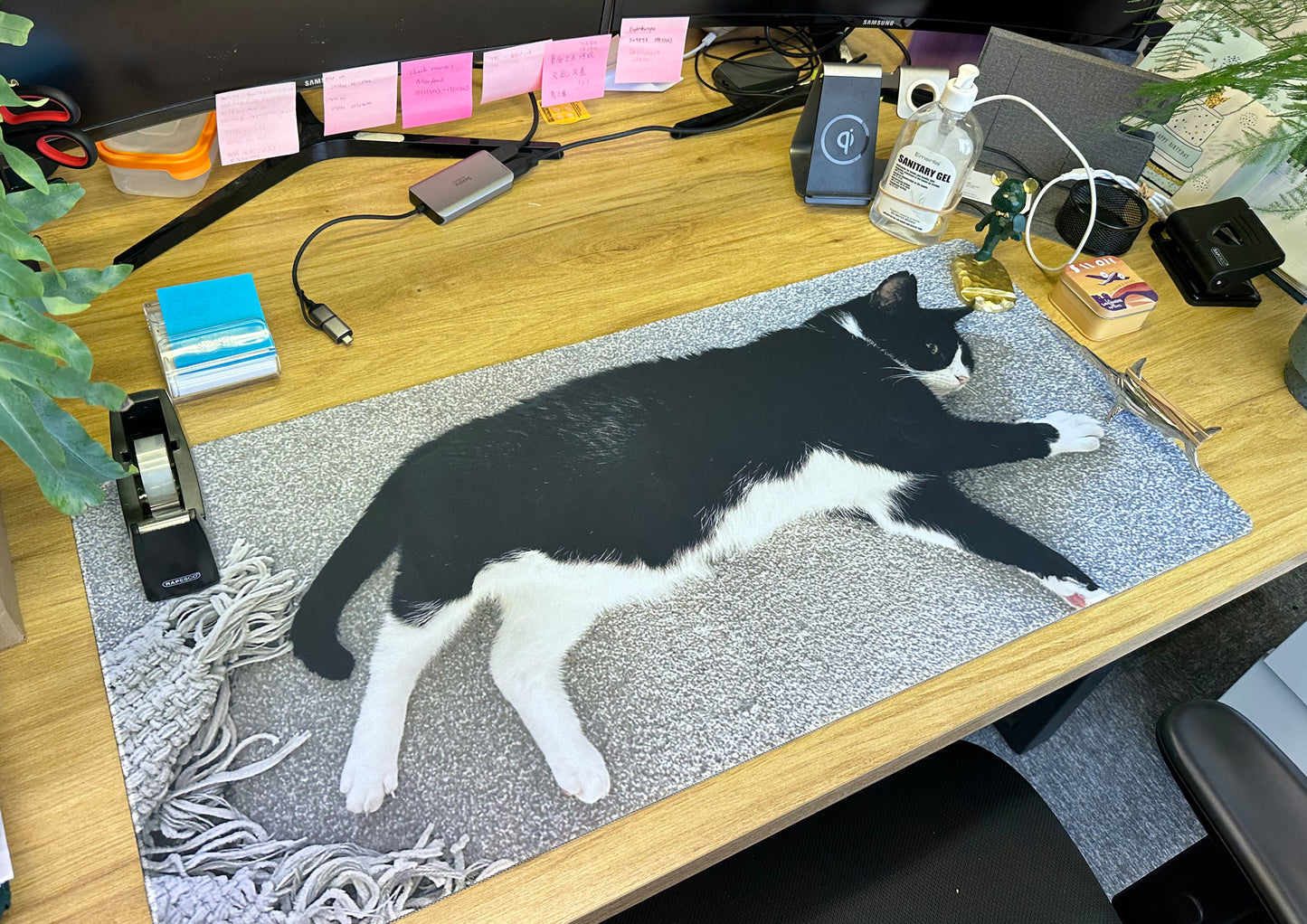 Custom Large Desk Mat And Mouse Pad, Custom Desk Pad, Custom Anime Mouse Pad, Personalized Gift