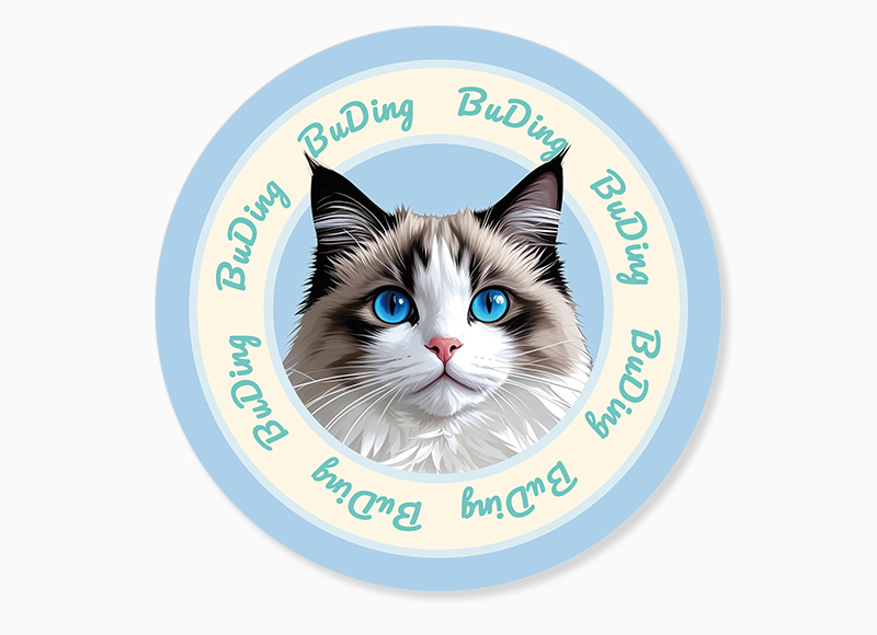 Personalised Pet Portrait Floor Mat – Soft Cartoon-Style Rug with Your Pet’s Face