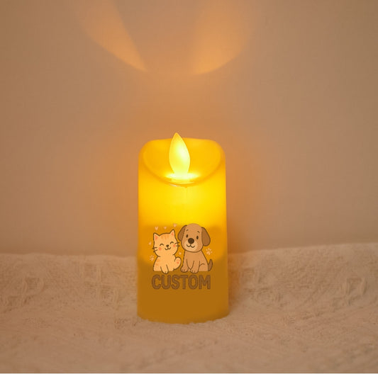 Custom Pet Candle – Personalised Decorative Candle with own Design, Unique Gift for Pet Lovers and Pet Memorials,Great Gift for Pet Parents, Birthdays, or Home Décor