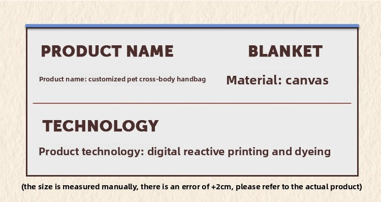 Custom Pet Canvas Tote Bag – Personalised Square Shoulder & Handbag with Cat or Dog Photo | Large Capacity Multi-Purpose Gift for Pet Lovers