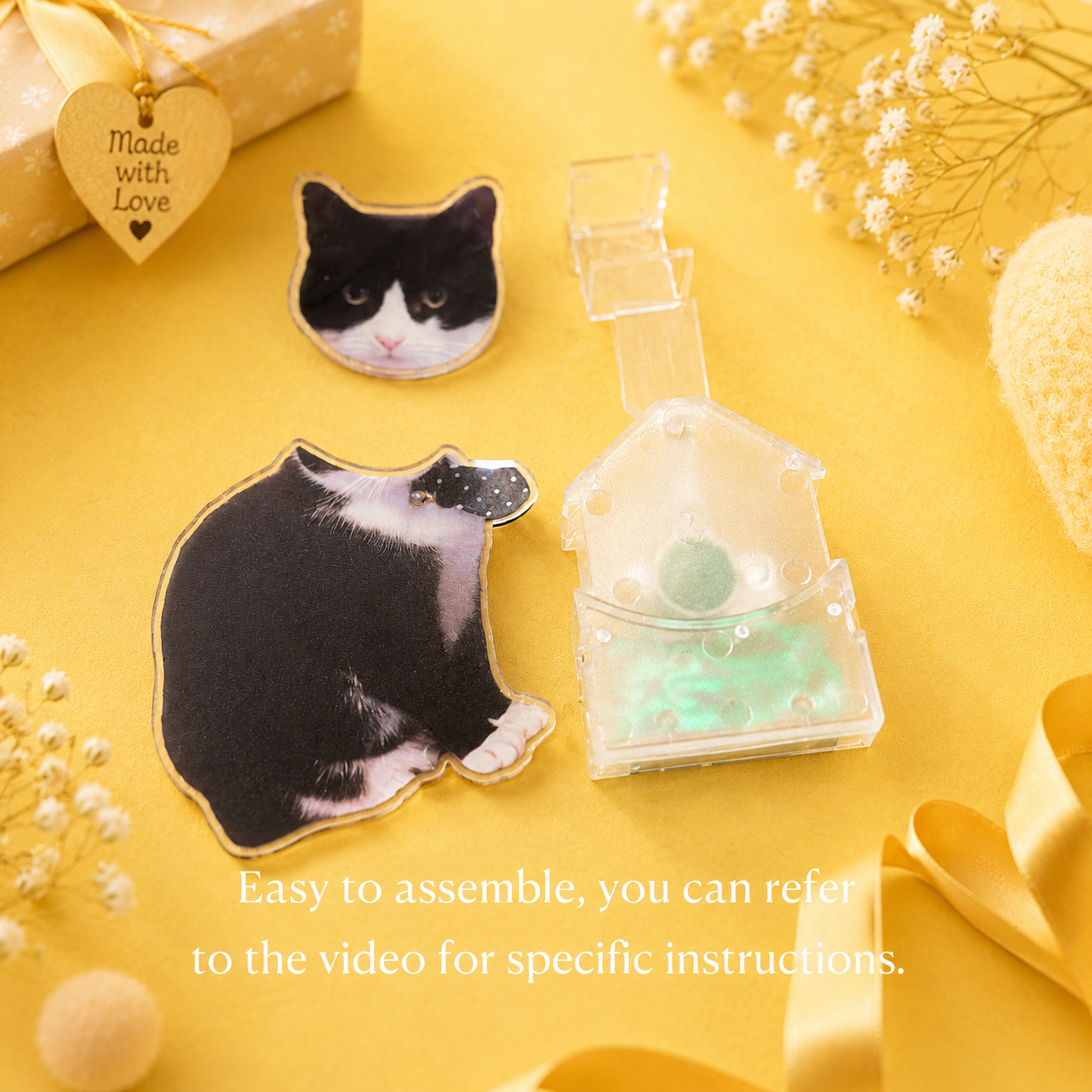 Custom Acrylic Pet Photo Bobblehead - 0