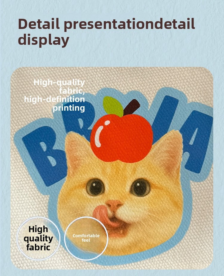 Custom Pet Canvas Tote Bag